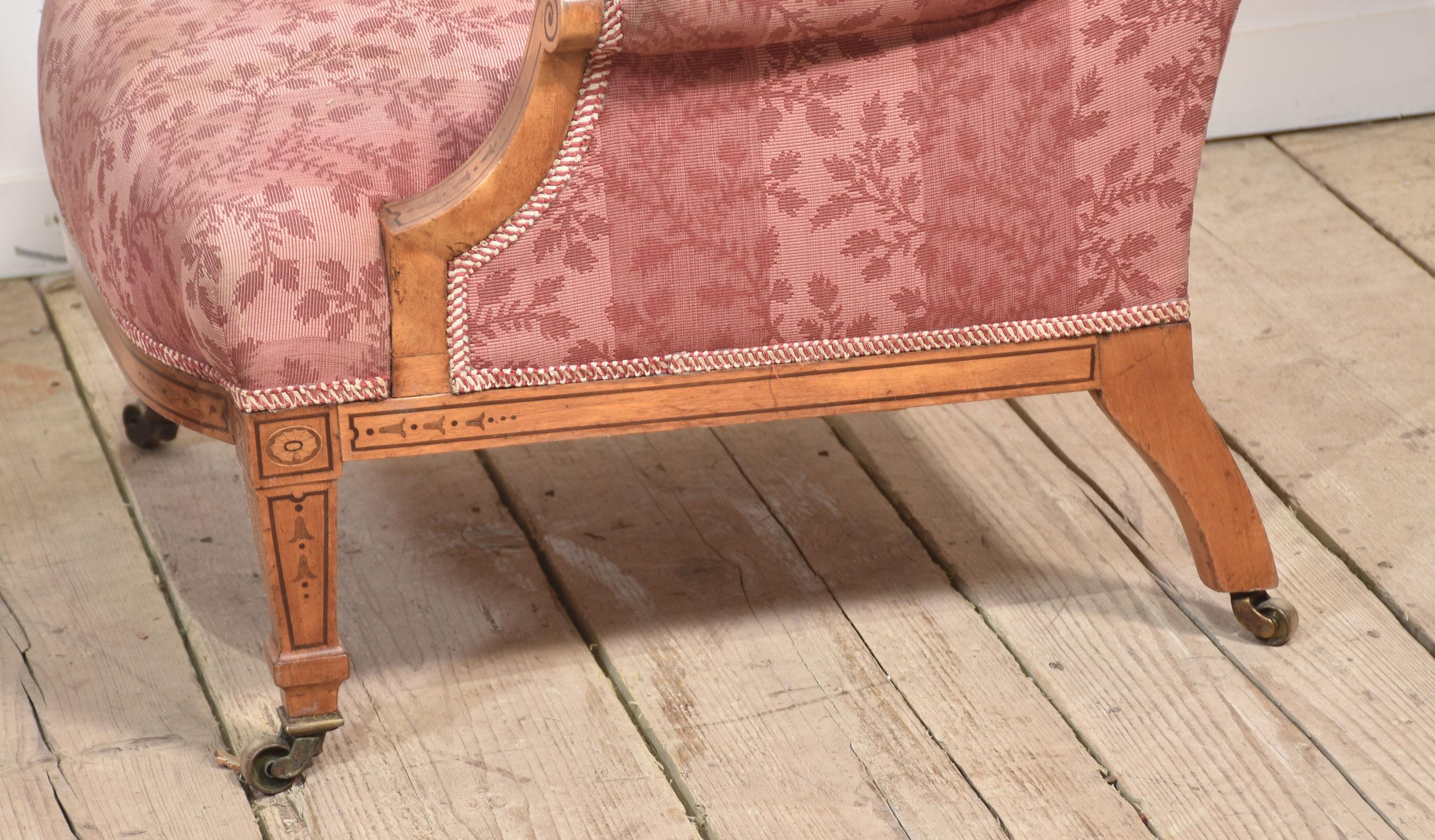 Paar Sessel aus Satinholz im Angebot 2