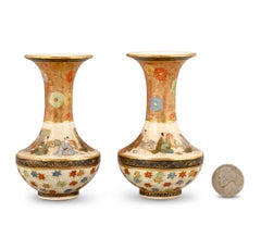 Pair of Satsuma Vases