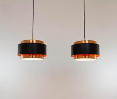 Pair of Saturn Pendants by Jo Hammerborg for Fog & Mørup, 1960s