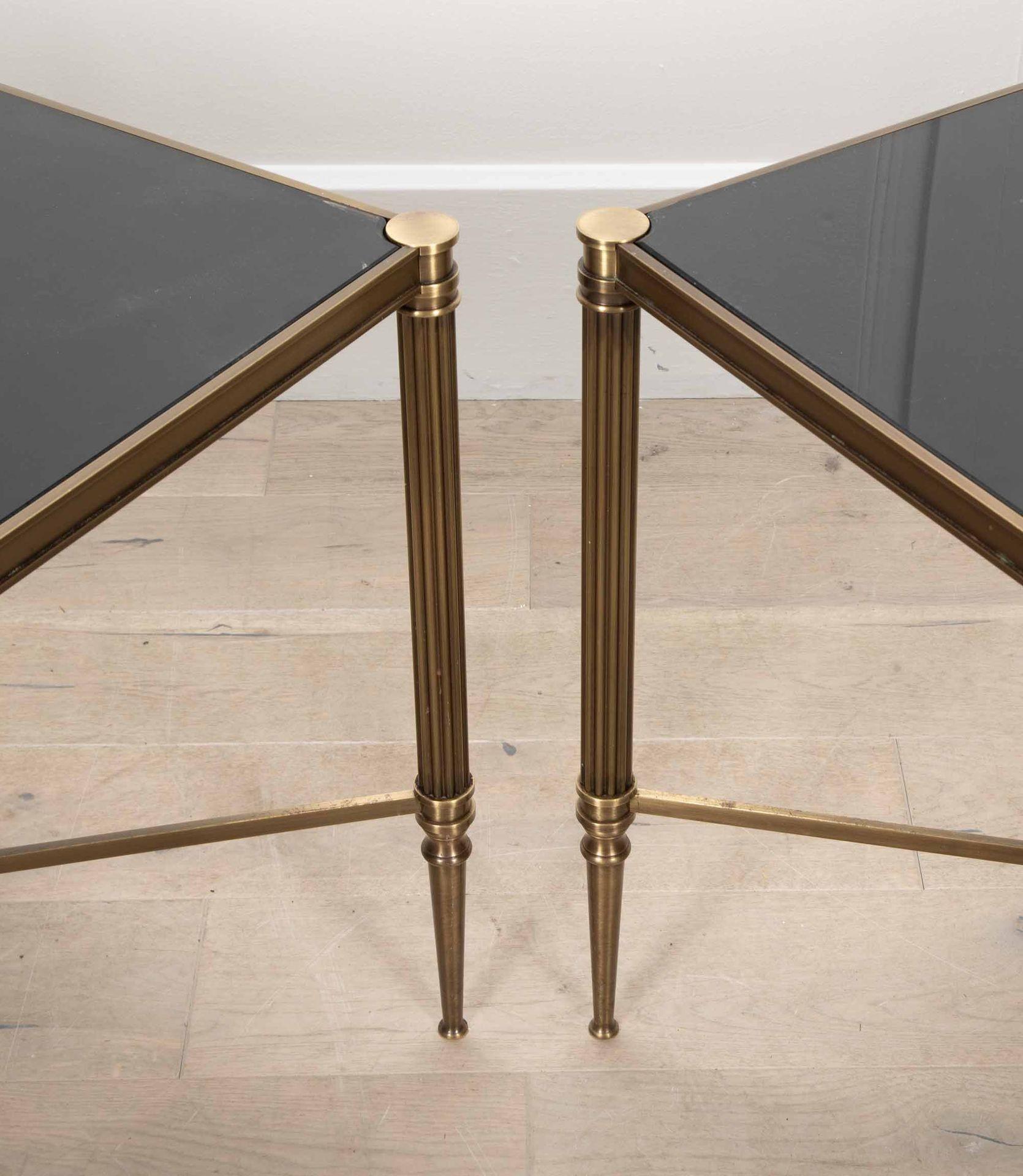 Pair of Savoy Hotel Bronze Side Tables 2