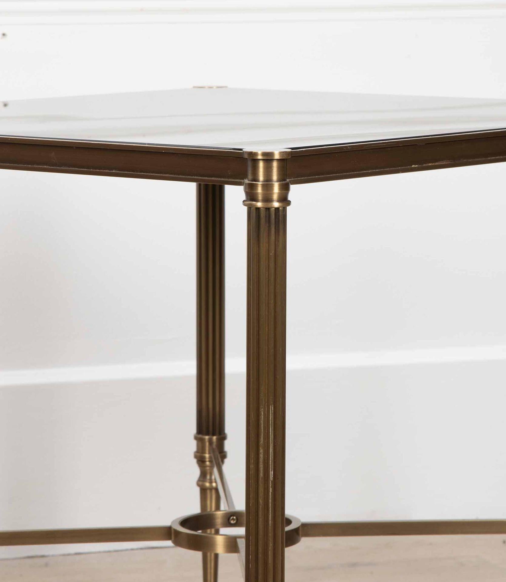Pair of Savoy Hotel Bronze Side Tables 3