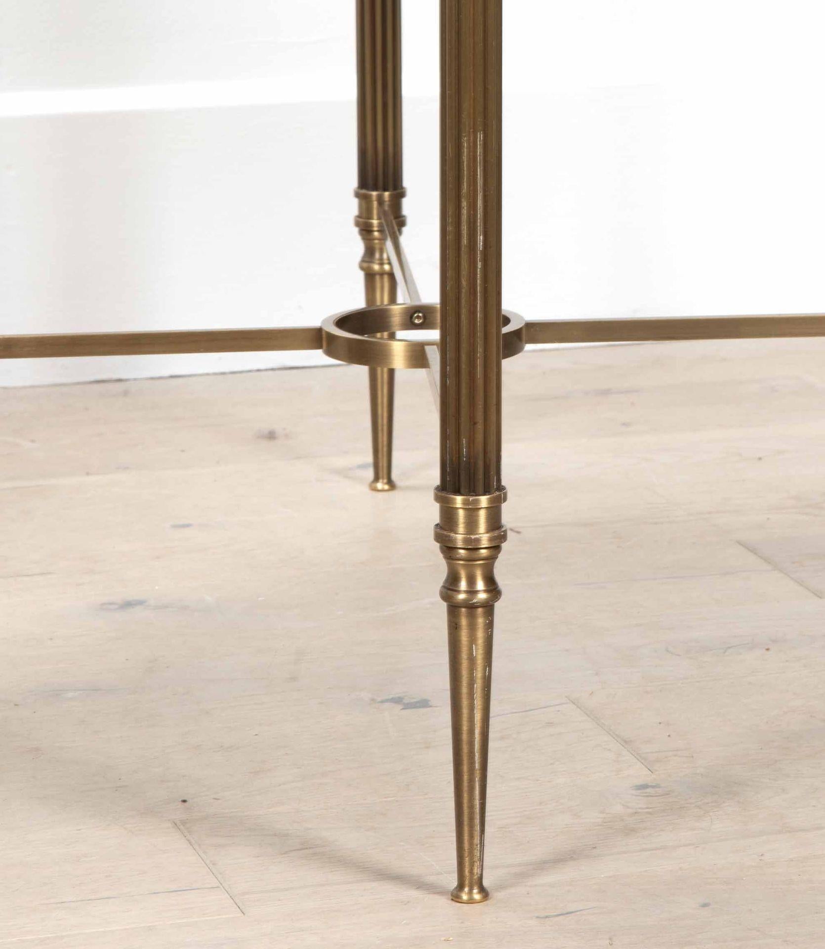Pair of Savoy Hotel Bronze Side Tables 4