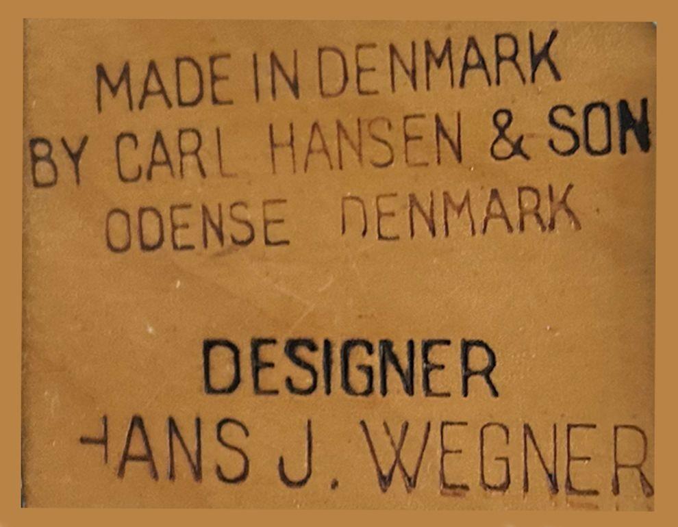Pair of Sawbuck Chairs, CH28, by Hans Wegner, 1951 6