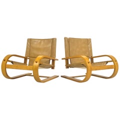 Pair of "Scacciapensieri" Chairs by De Pas, D'Urbino and Lomazzi for Poltronova