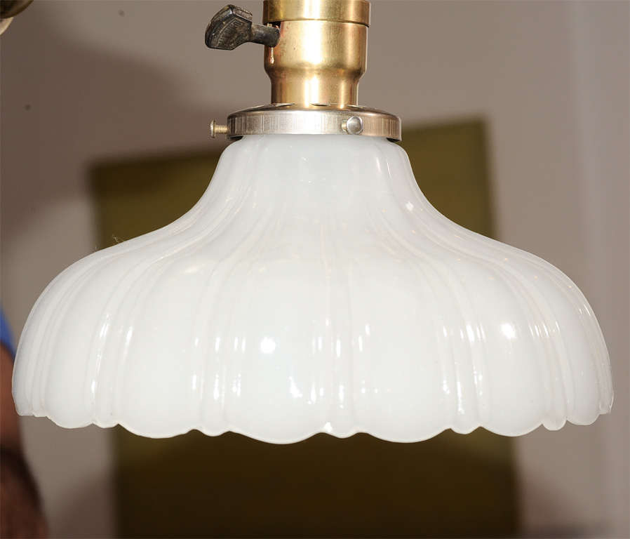 scalloped sconce