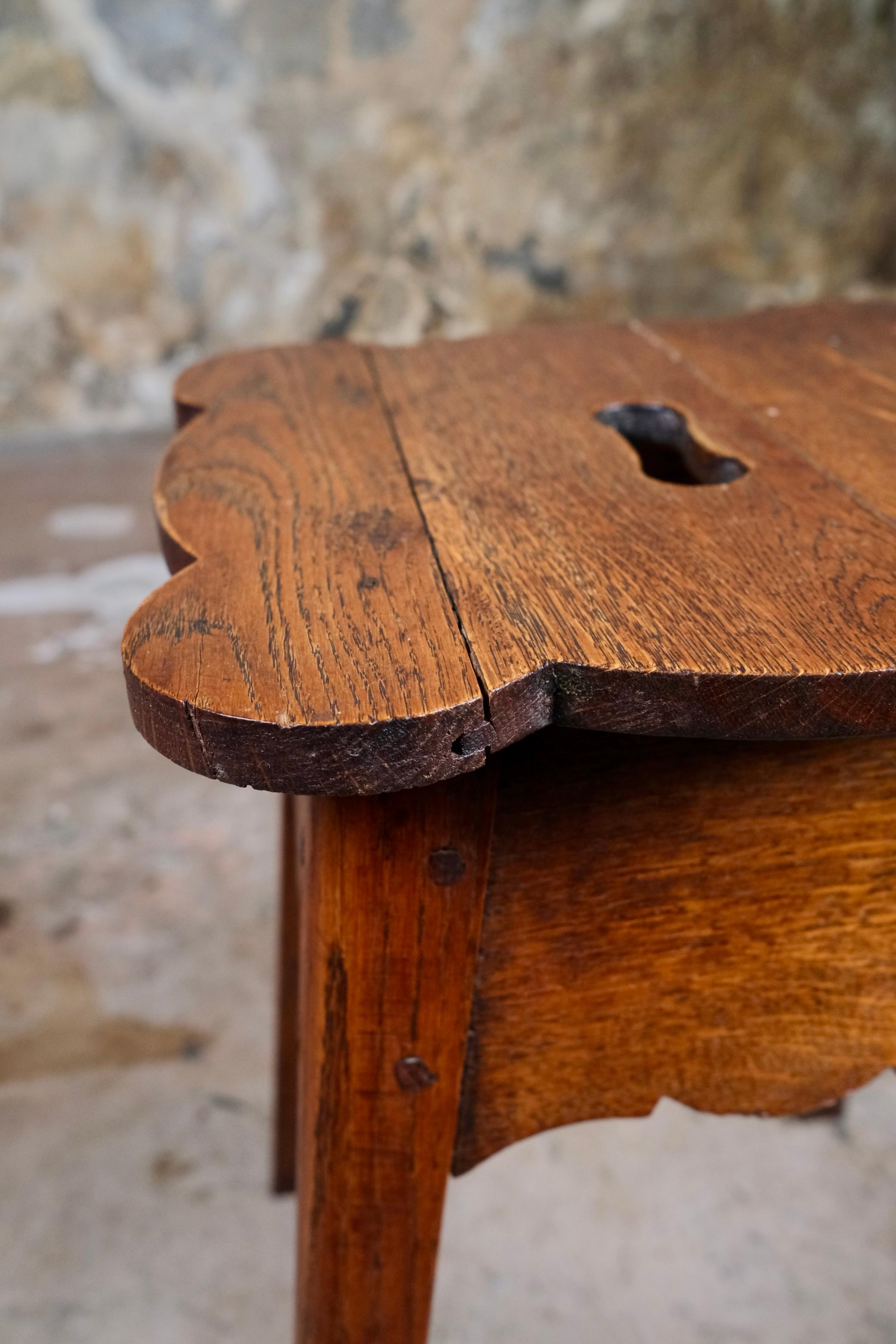 Pareja de taburetes festoneados de madera, Art Decó, Francia, principios del siglo XX en venta 12
