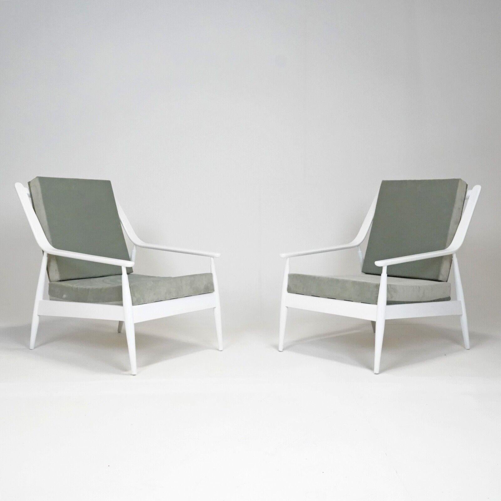 Pair Of Scandart Mid Century Armchairs For Sale 2