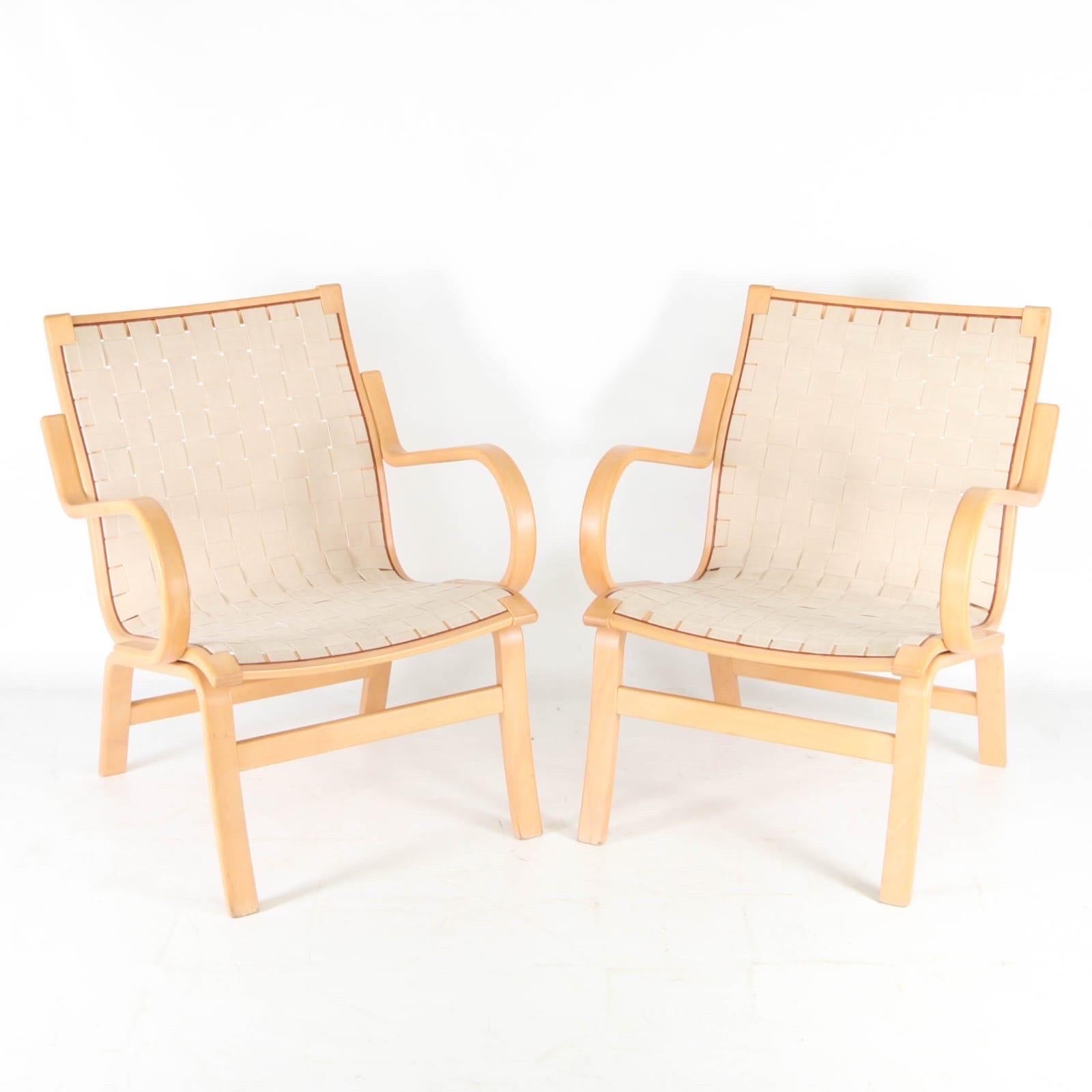 Fine XX secolo Coppia di poltrone scandinave in vendita