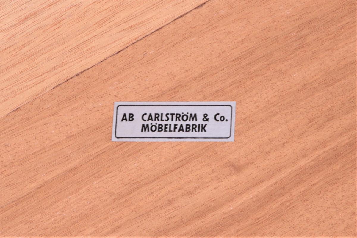 Paire de tables de chevet scandinaves en teck par AB Carlstrom & Co, 1960 Bon état - En vente à Oostrum-Venray, NL