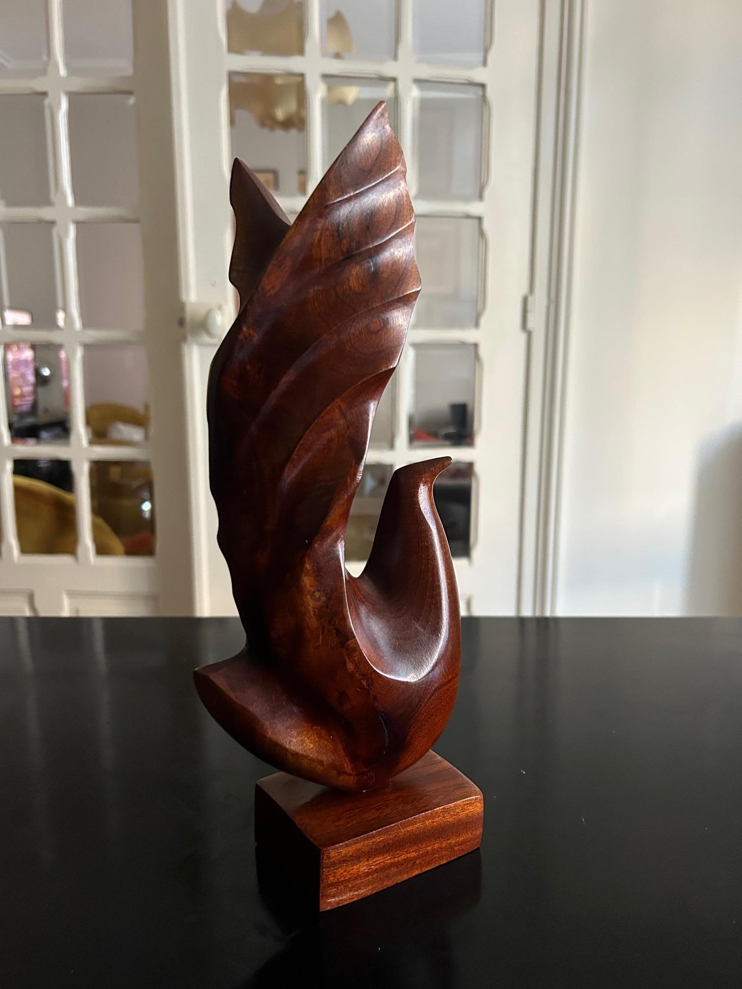 pair of scandinavian bird sculptures For Sale 4