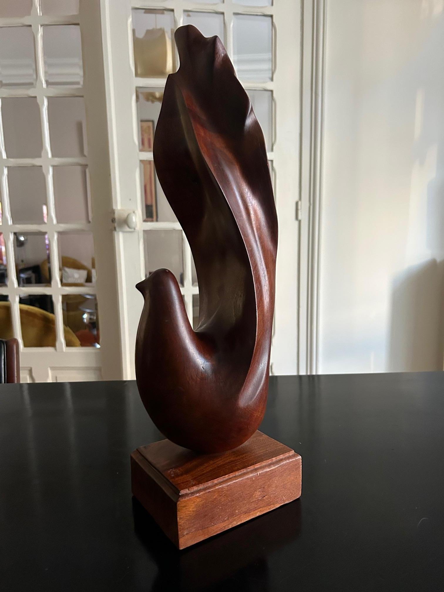 pair of scandinavian bird sculptures For Sale 7