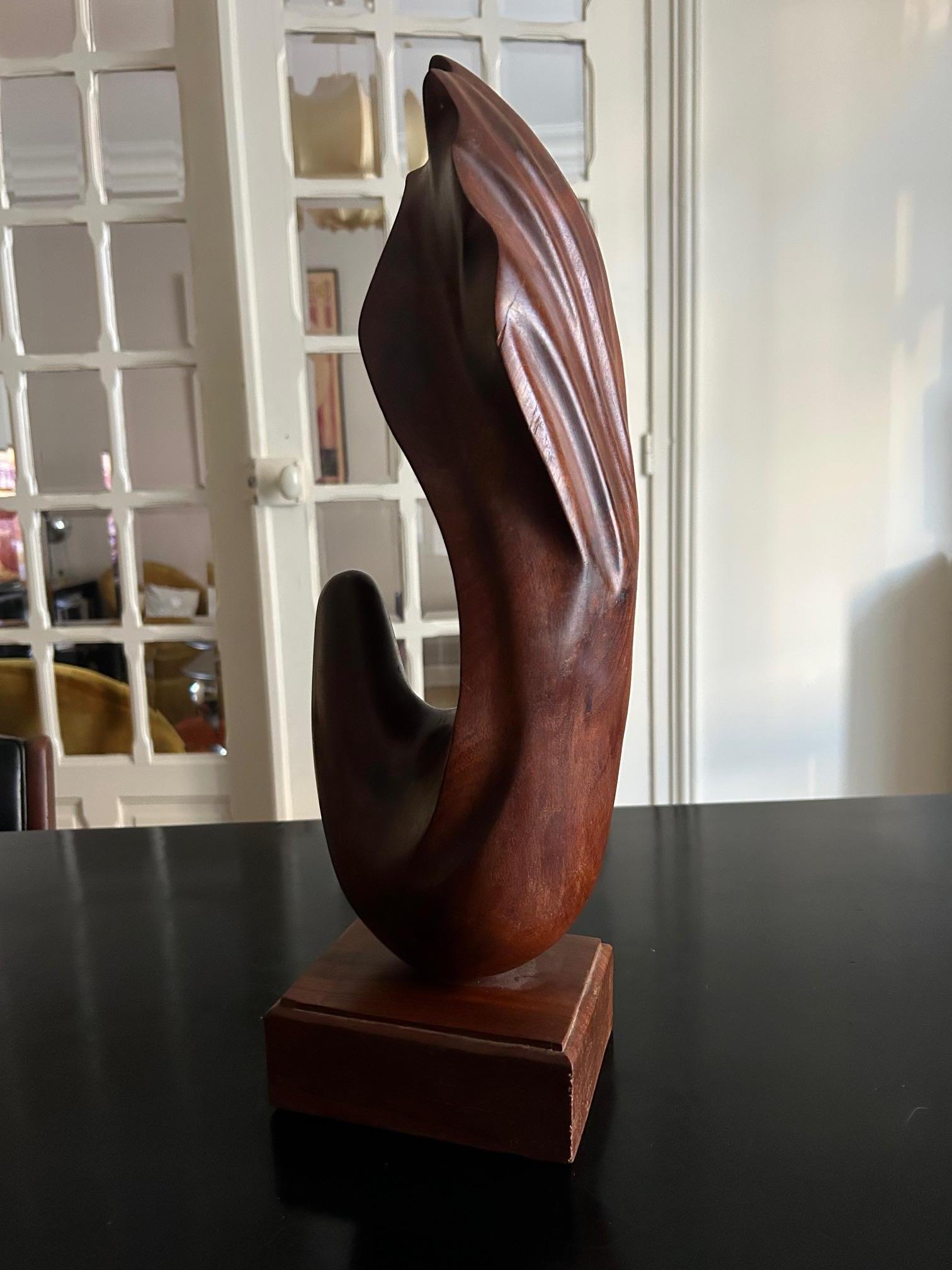 pair of scandinavian bird sculptures For Sale 8