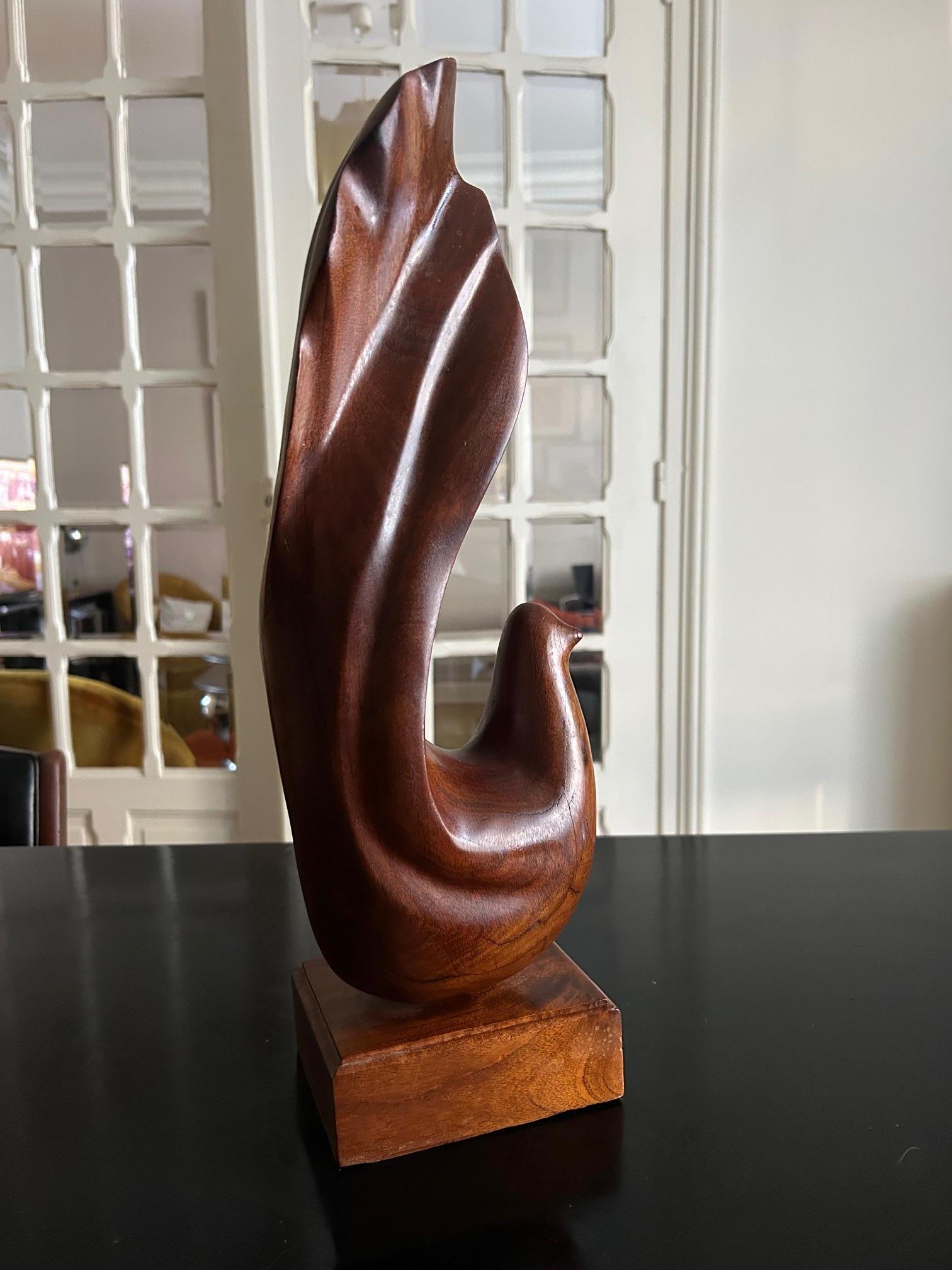 pair of scandinavian bird sculptures For Sale 10