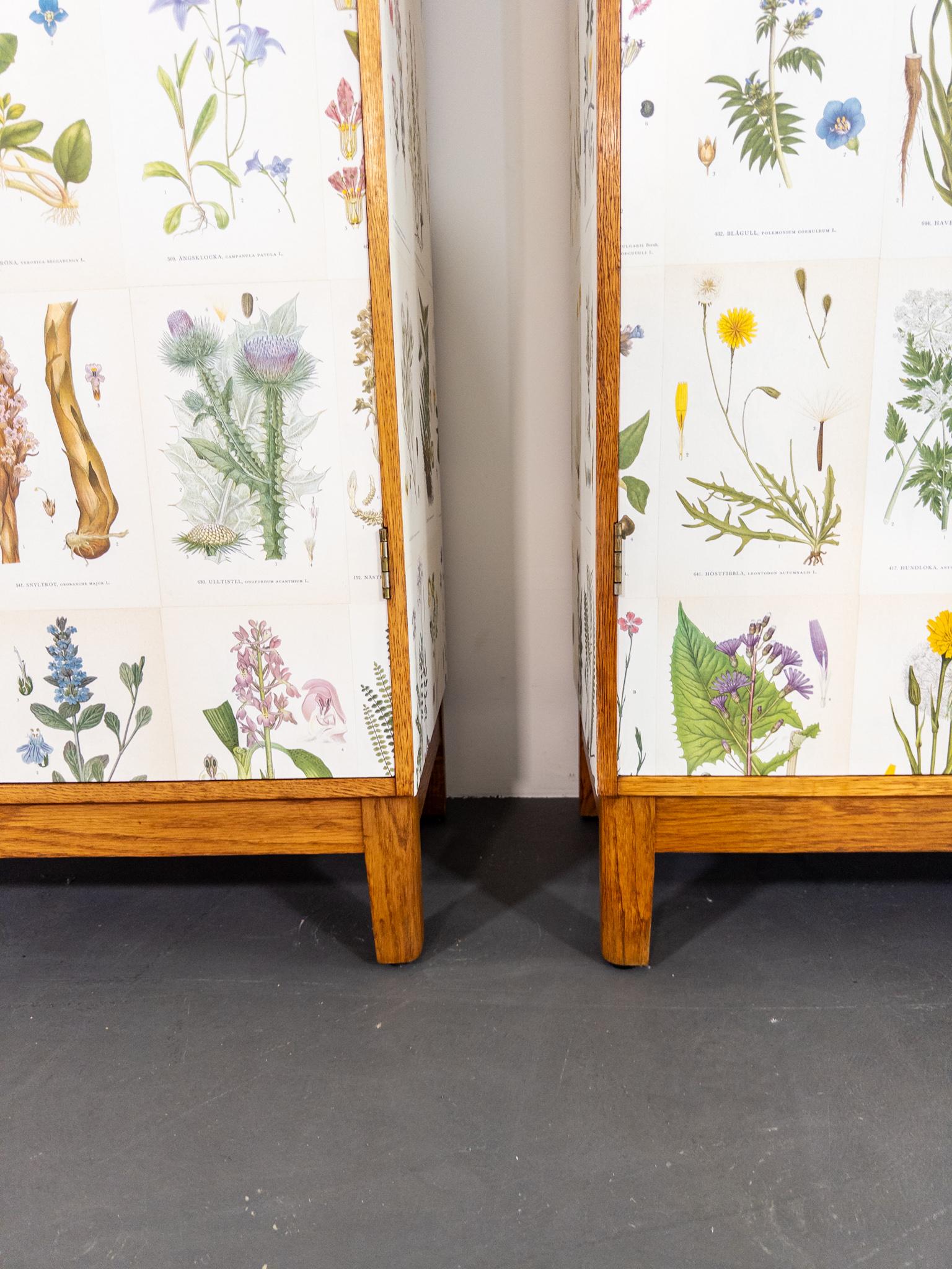 Paire d'armoires scandinaves, années 1940, inspirées par Josef Frank en vente 5