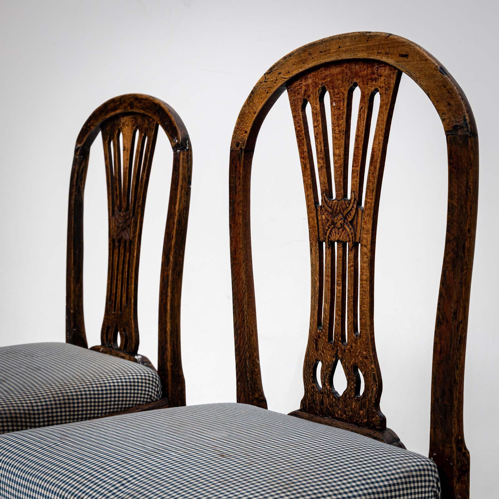 Legno Coppia di sedie scandinave, XIX secolo in vendita