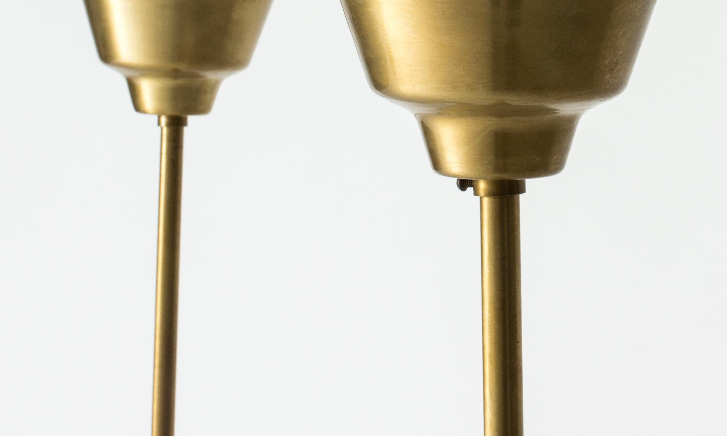 Coppia di lampadari scandinavi di Hans Bergström, Ateljé Lyktan, Svezia, anni '50 in vendita 1