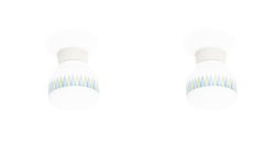 Pair of Scandinavian Flush Mount Ceiling Lamps, 1950s