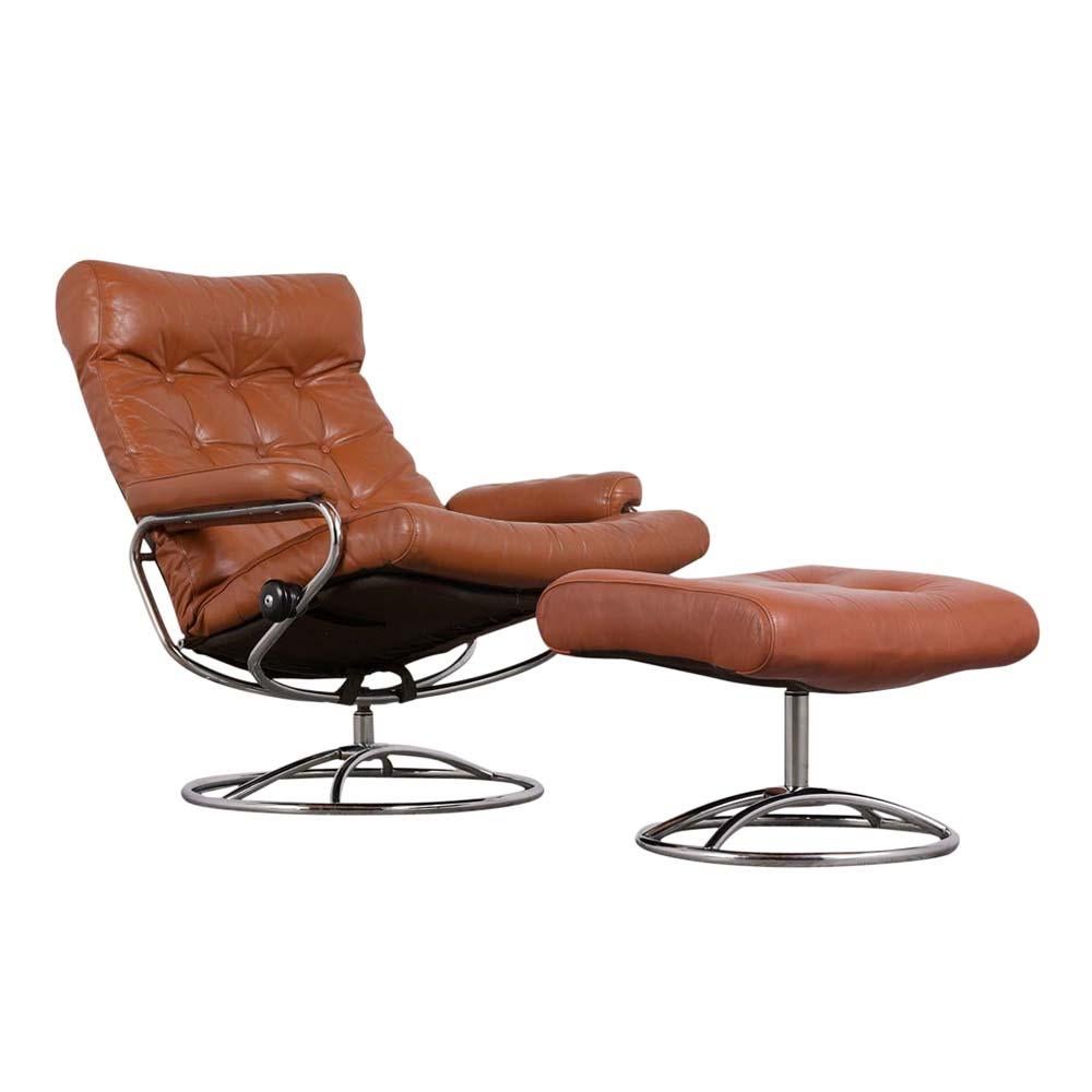 scandinavian leather recliners