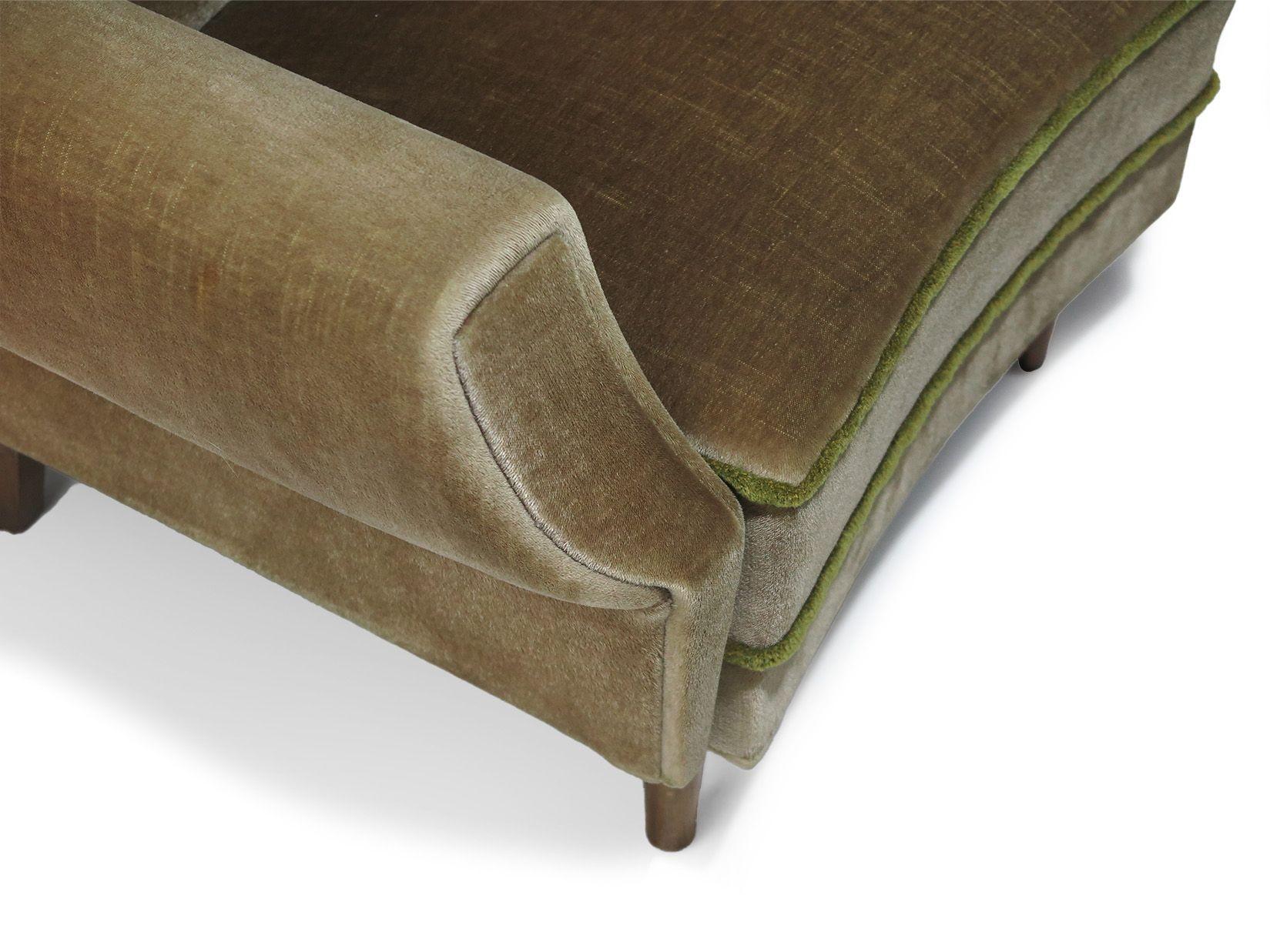 Paar skandinavische Loungesessel aus originalem Mohair im Angebot 4