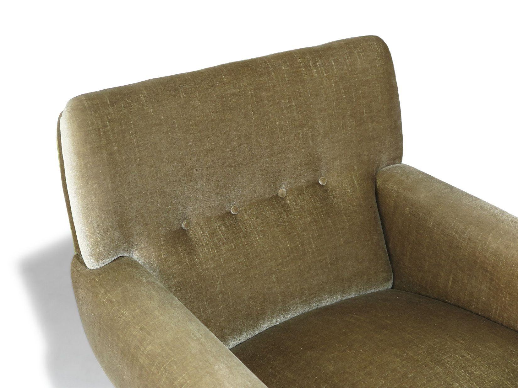 Paar skandinavische Loungesessel aus originalem Mohair im Angebot 3