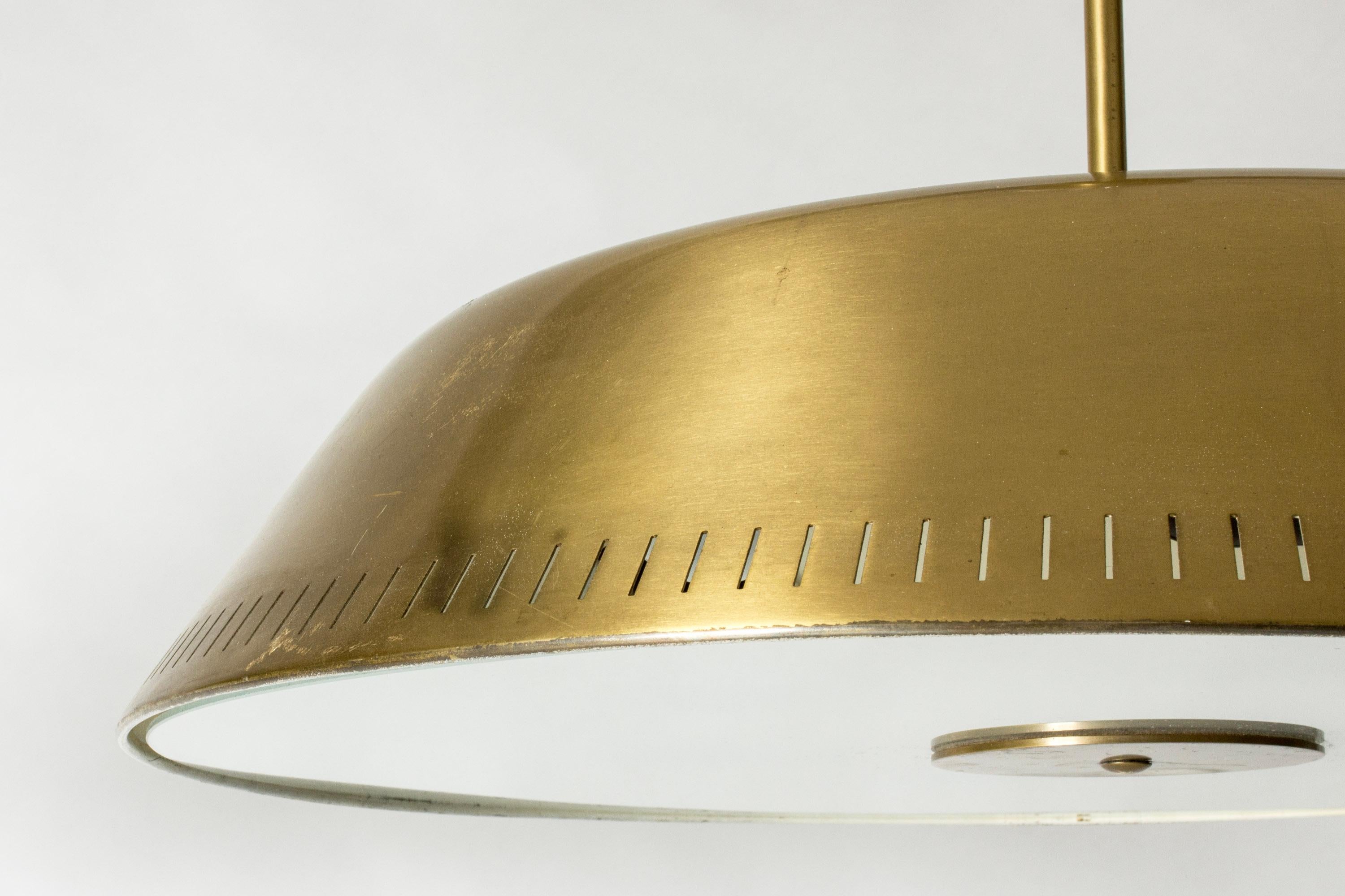 Pair of Scandinavian Mid-Century Ceiling Lights, Bo Notini, Sweden, 1940s 1