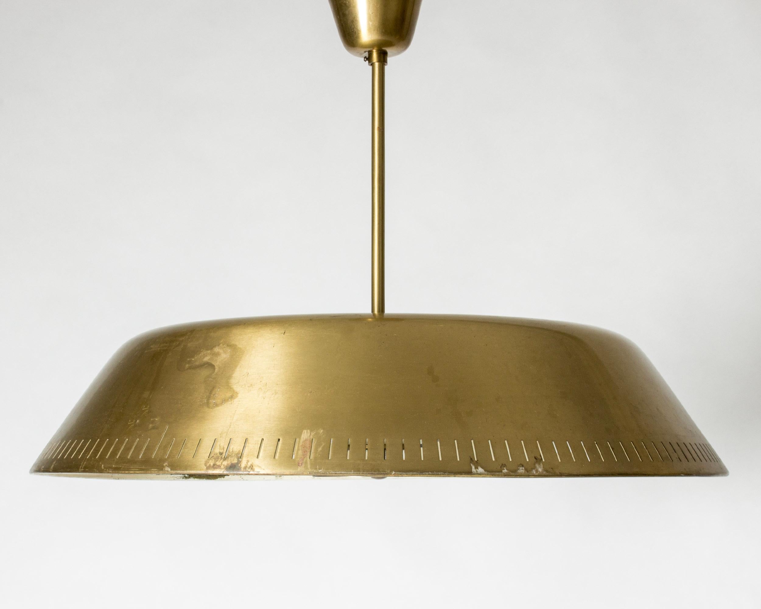 Pair of Scandinavian Mid-Century Ceiling Lights, Bo Notini, Sweden, 1940s 2