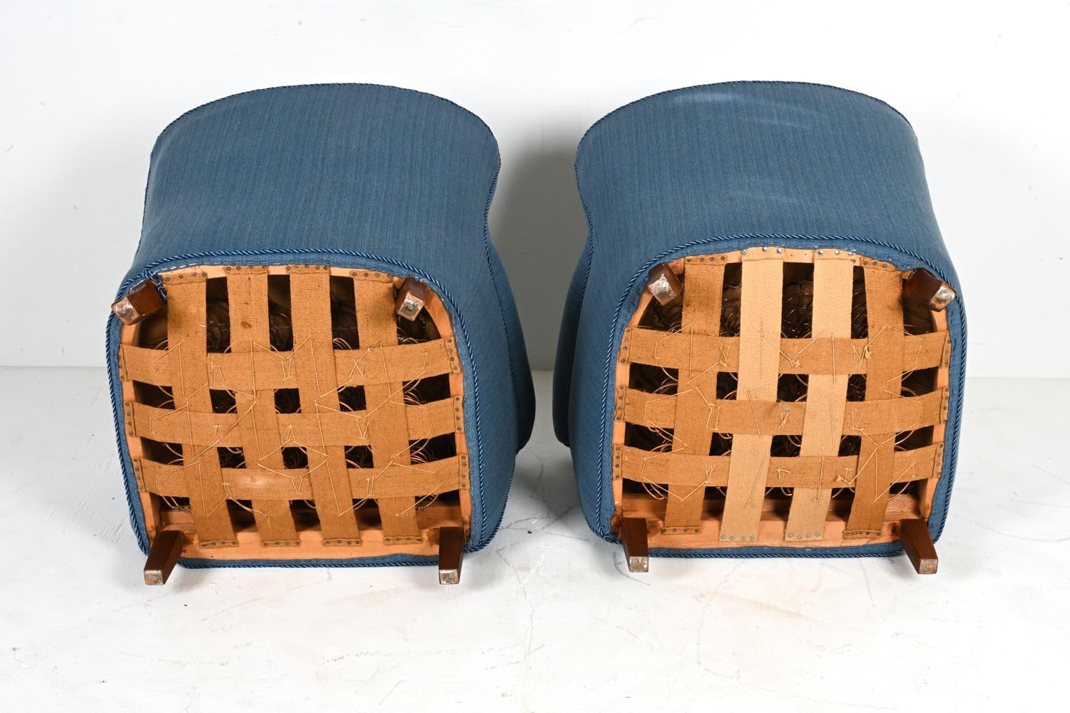 Pair of Scandinavian Mid-Century Easy Chairs in the Manner of Fritz Hansen For Sale 9