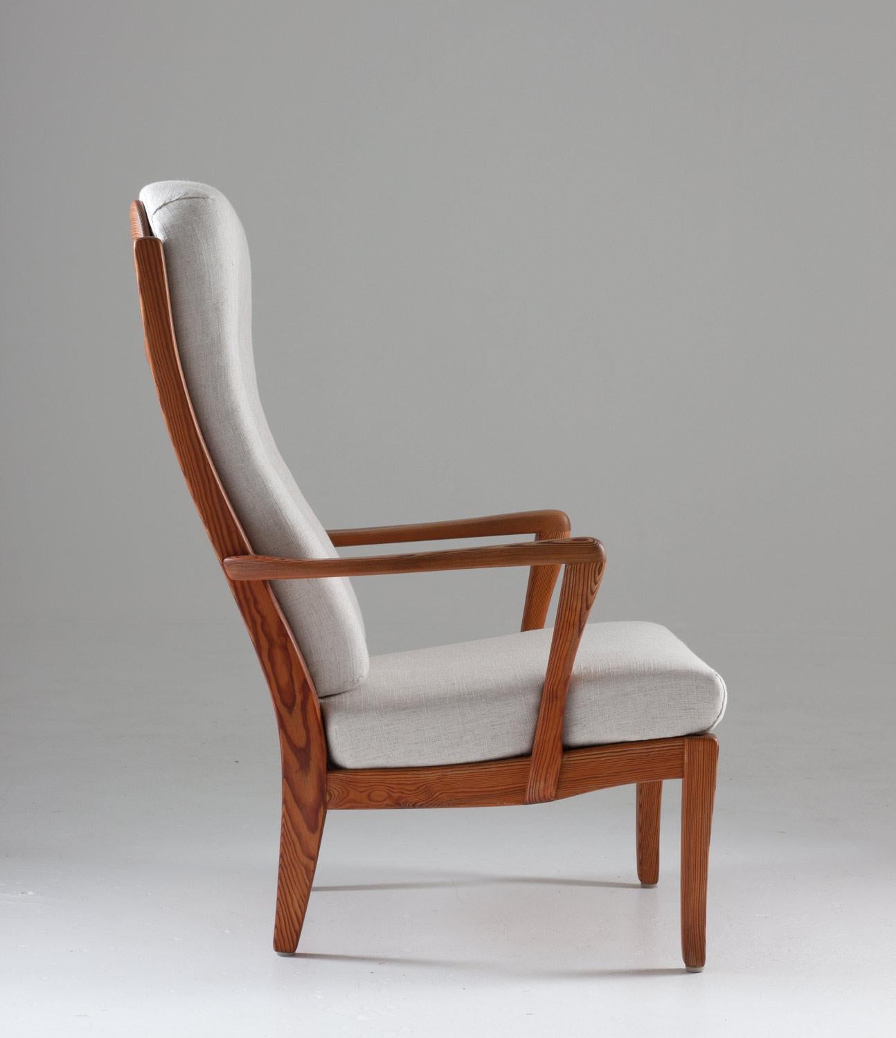 Swedish Pair of Scandinavian Midcentury Lounge Chairs by Carl Malmsten