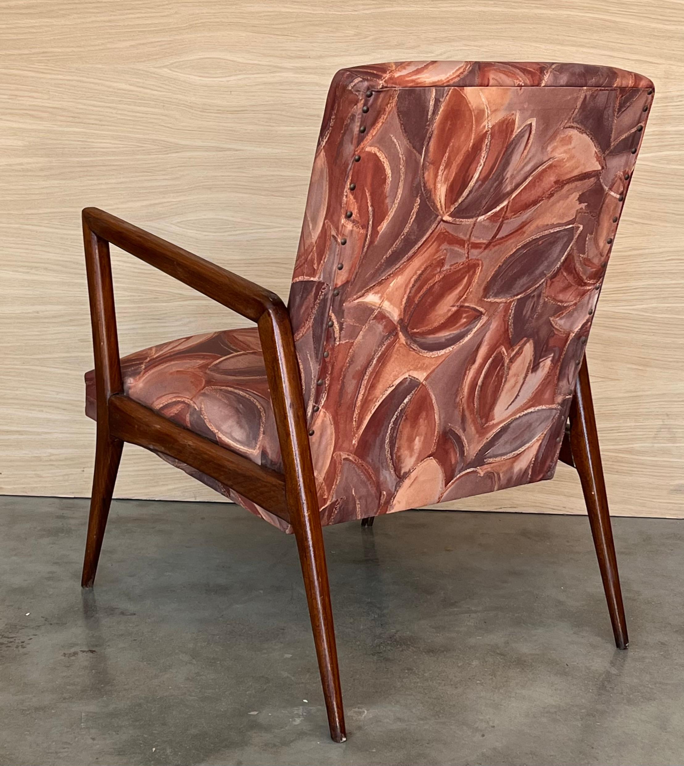 20ième siècle Paire de fauteuils club scandinaves colorés en teck, modernes du milieu du siècle dernier en vente