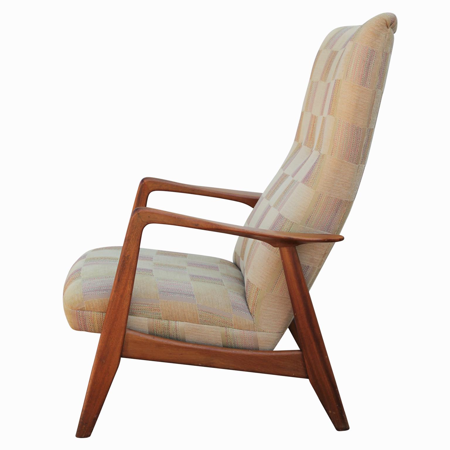 Norwegian Pair of Scandinavian Mid-Century Modern 'Rock Siesta' Reclining Lounge Chairs