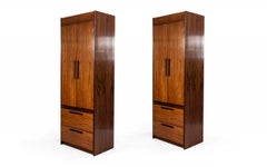 Pair of Scandinavian Mid-Century Rosewood Chifferobes