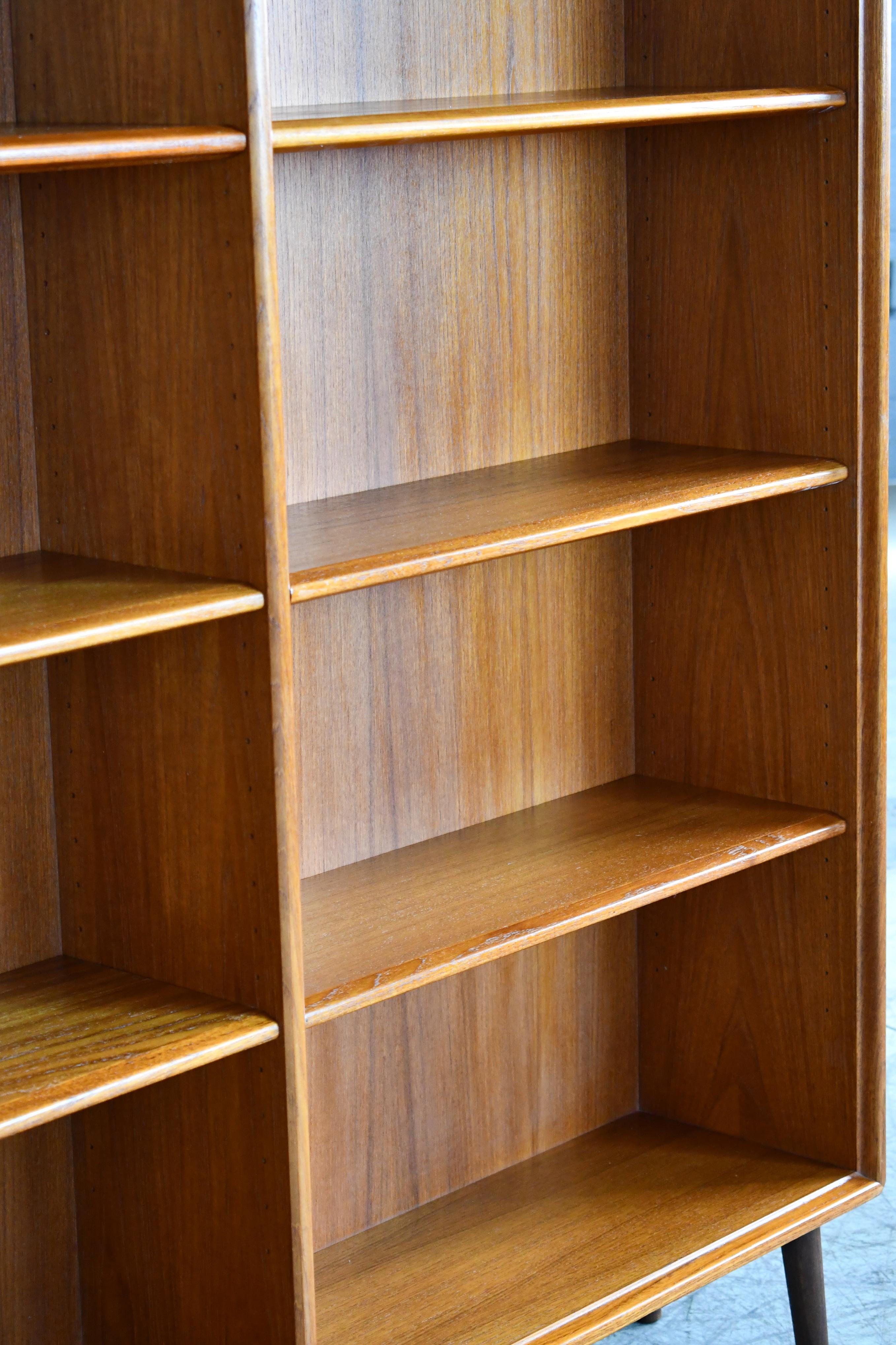 Mid-Century Modern Pair of Scandinavian Midcentury Teak Bookcases by Bertil Fridhagen for Bodafors