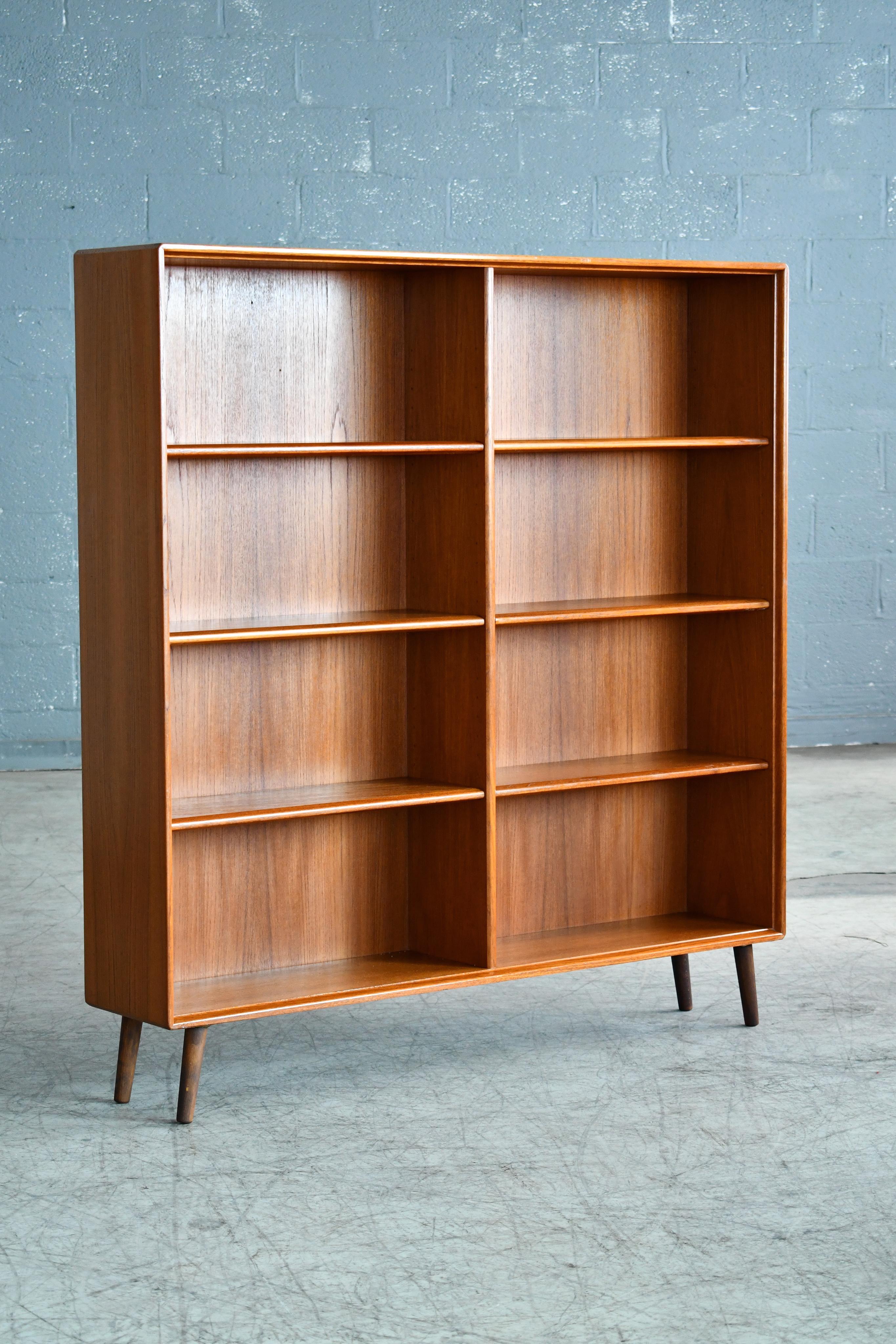 Swedish Pair of Scandinavian Midcentury Teak Bookcases by Bertil Fridhagen for Bodafors