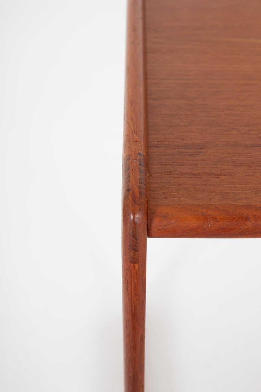 20th Century Pair of Scandinavian Midcentury Side Tables in Teak