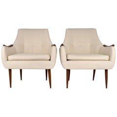 Pair of Scandinavian Modern Armchairs, circa 1950s