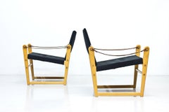 Pair of Scandinavian Modern "Cikada" Easy Chairs by Bengt Ruda, Sweden, 1960s