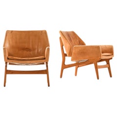 Par de sillones modernos de estilo escandinavo de Erik Ostermann, 1954