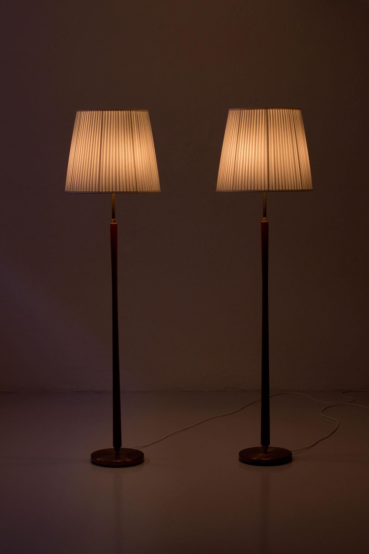 Pair of Scandinavian Modern Floor Lamps by ASEA, Sweden 8