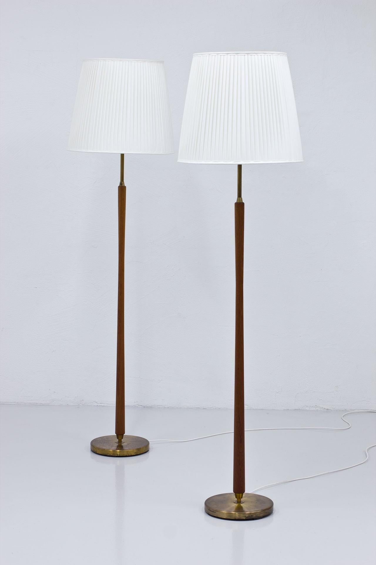 20th Century Pair of Scandinavian Modern Floor Lamps by ASEA, Sweden