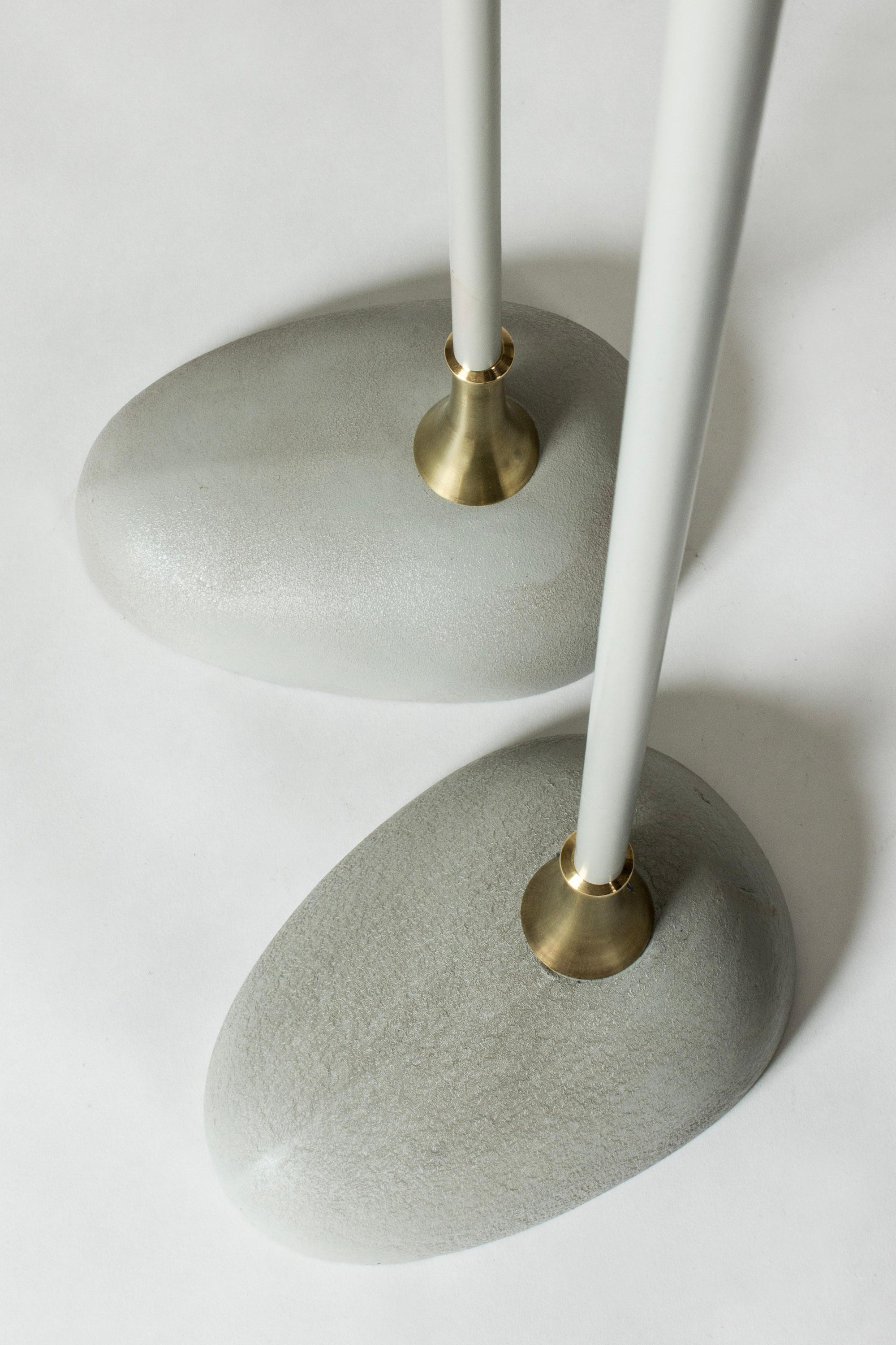 Pair of Scandinavian Modern Floor Lamps by Einar Bäckström, Sweden, 1950s For Sale 3