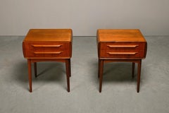 Pair of Scandinavian Modern Johannes Andersen Nightstands in teak, Denmark 1960s