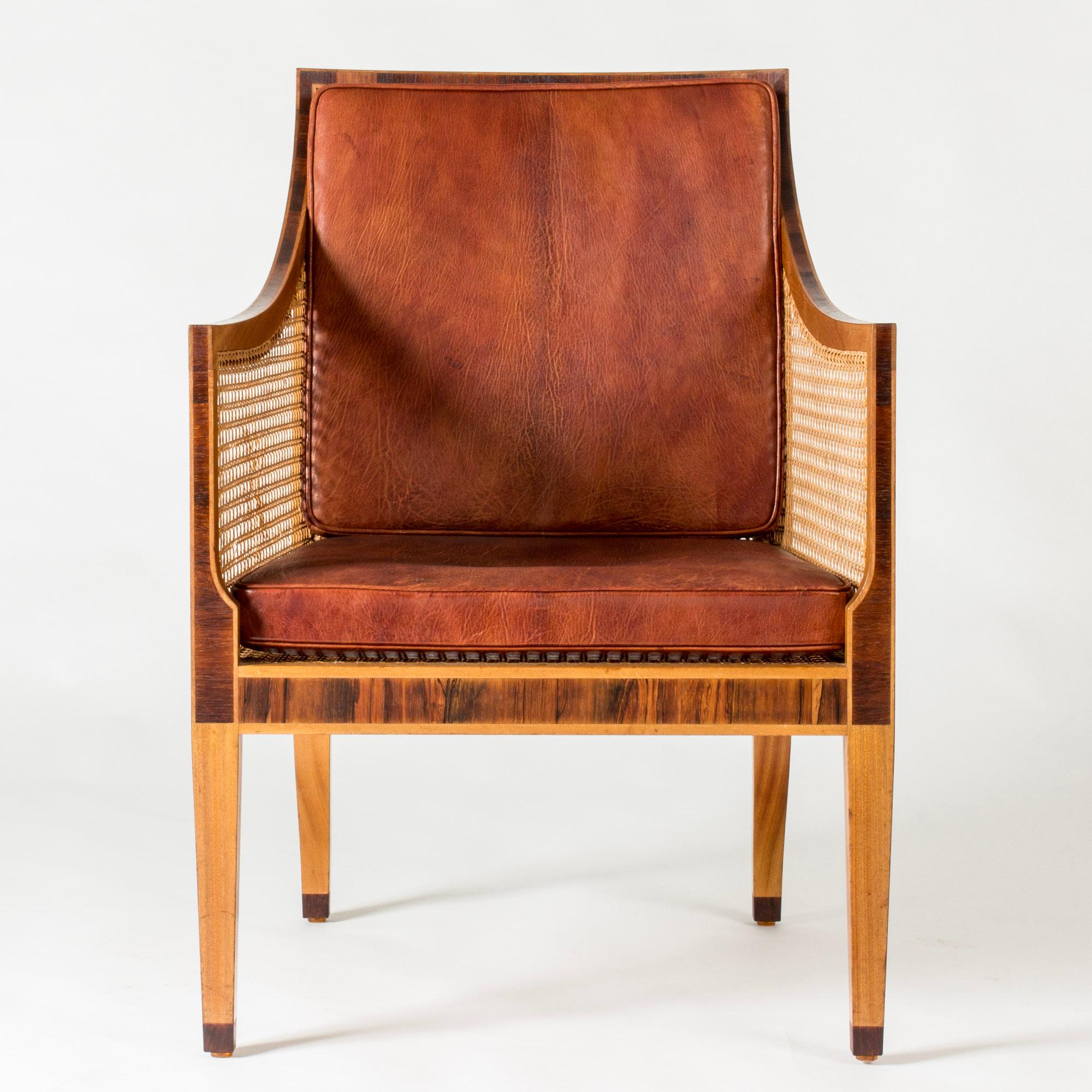 Danish Pair of Scandinavian Modern Lounge Chairs by Kaare Klint, Denmark, 1950s For Sale