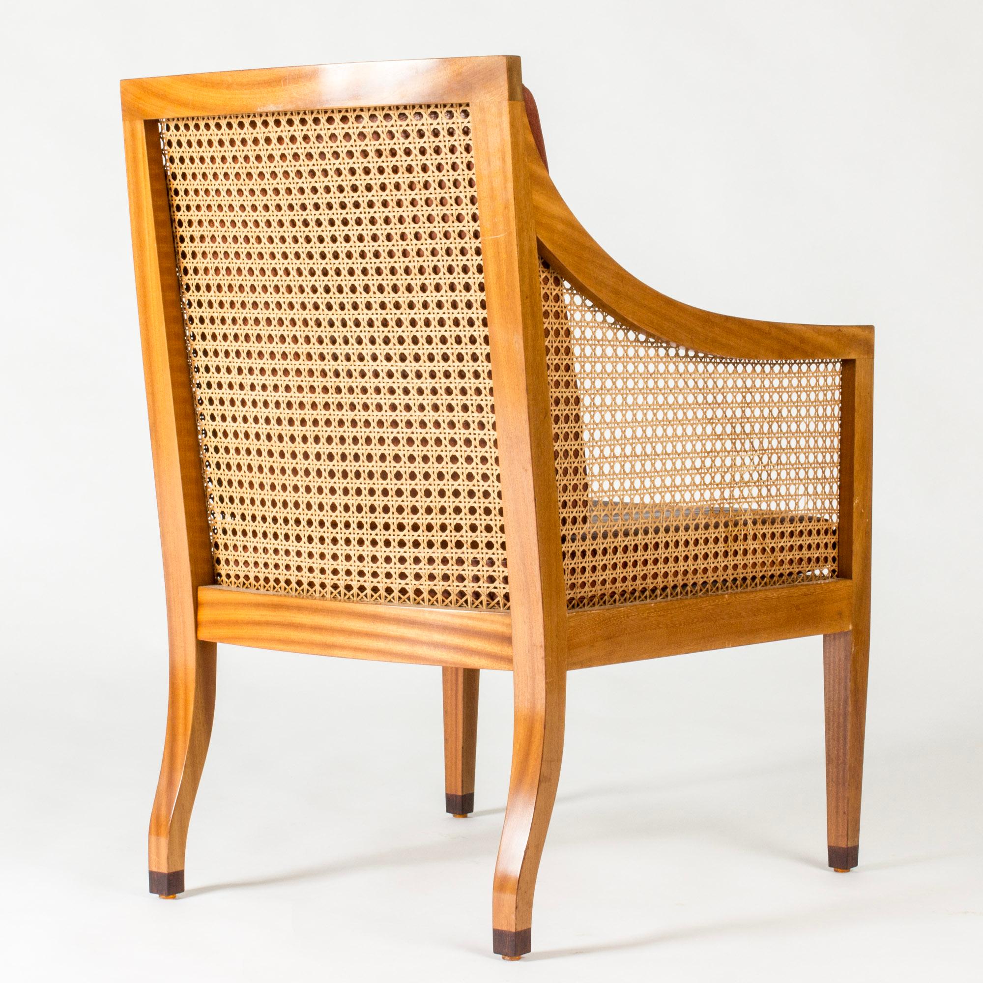 Pair of Scandinavian Modern Lounge Chairs by Kaare Klint, Denmark, 1950s For Sale 1
