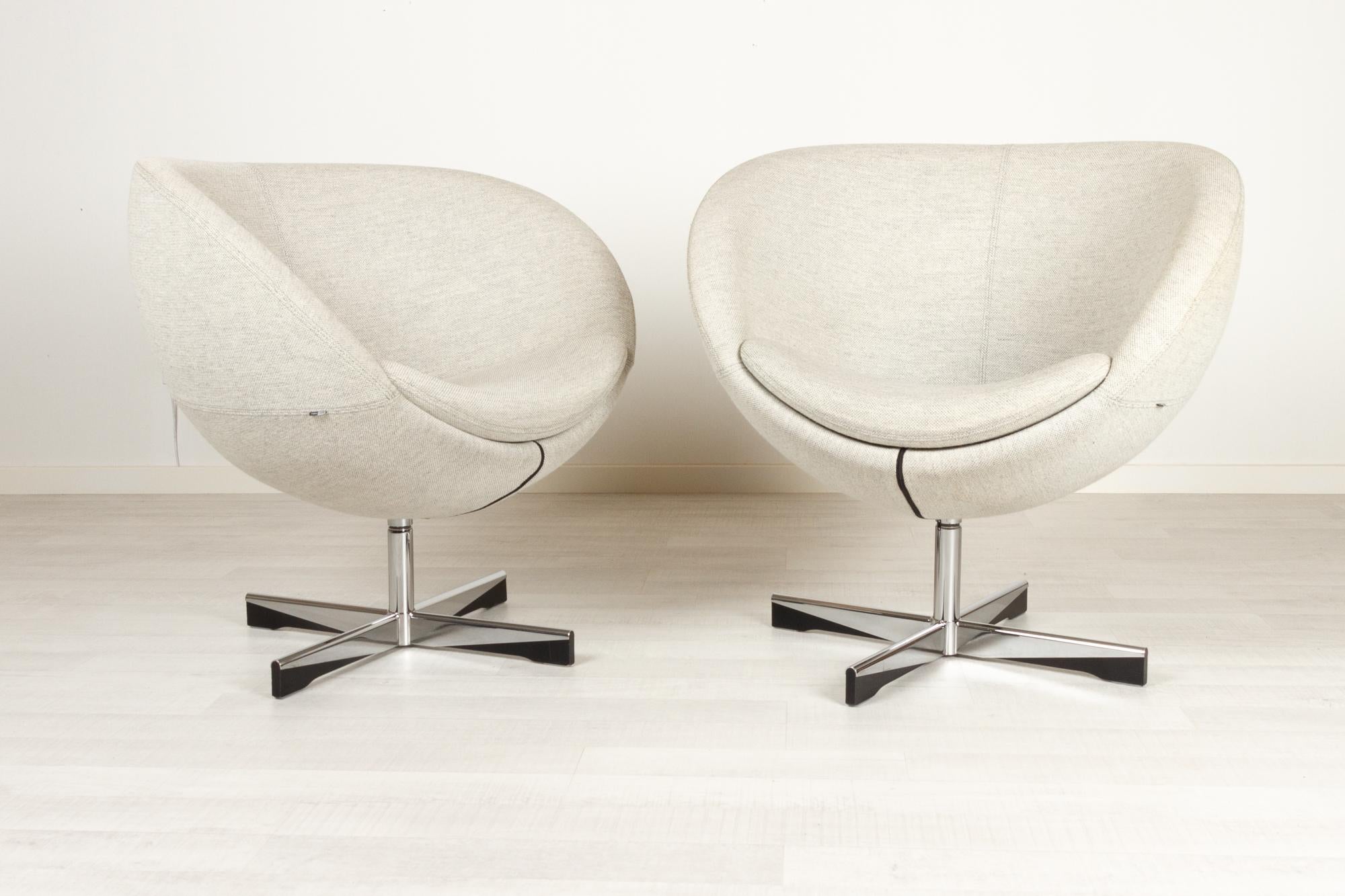 Pair of Scandinavian Modern Lounge Chairs by Sven Ivar Dysthe, 21st Century 3
