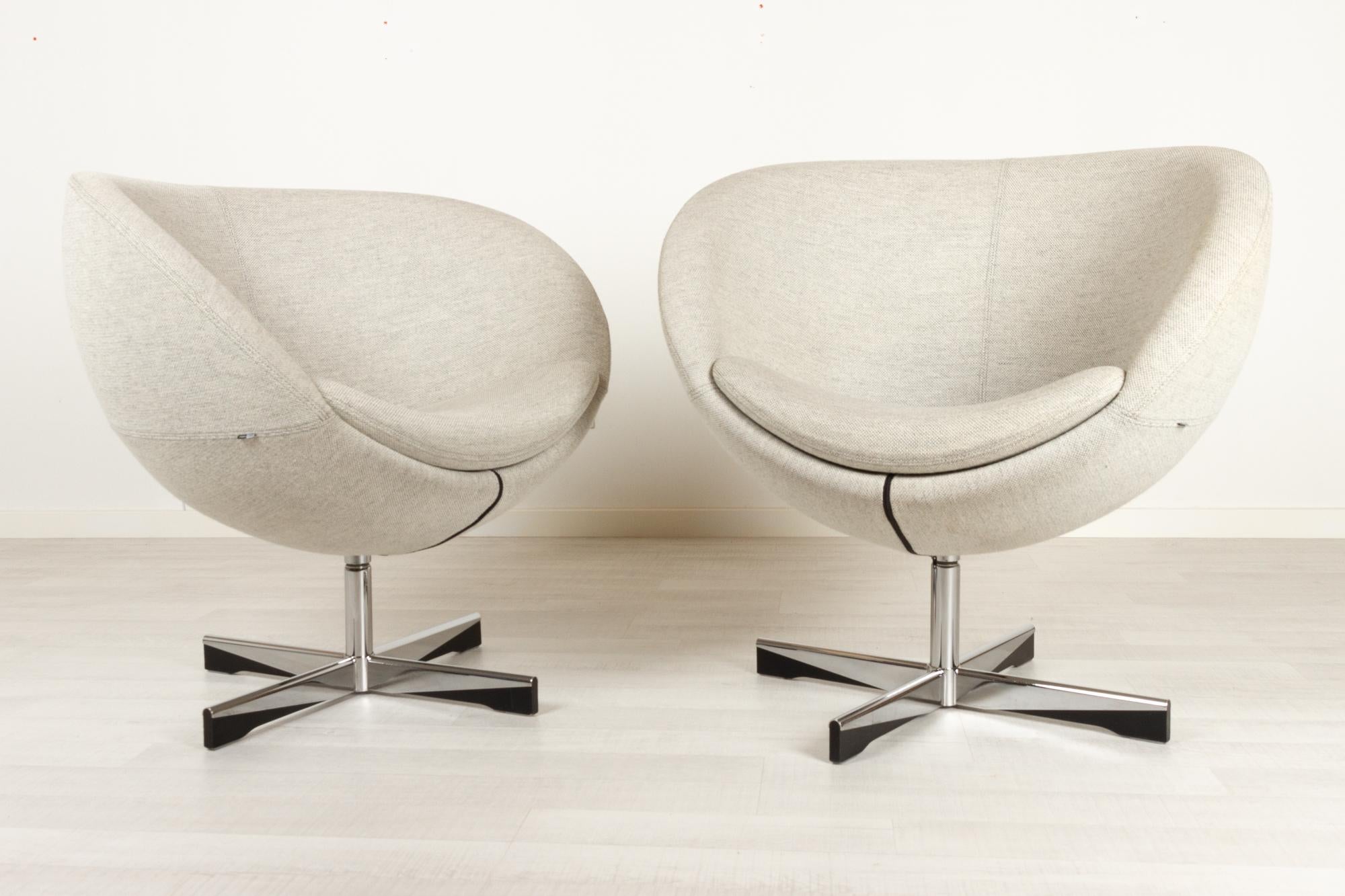 Pair of Scandinavian Modern Lounge Chairs by Sven Ivar Dysthe, 21st Century 4