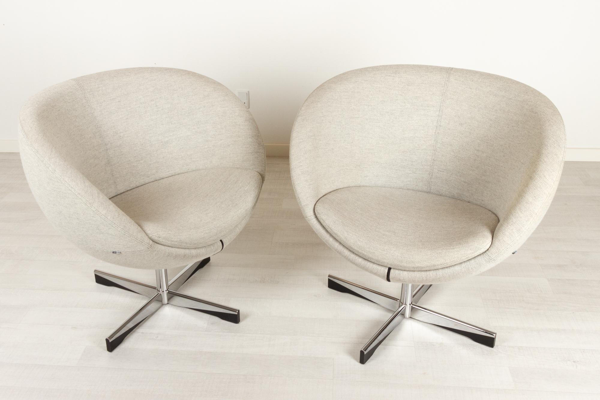 Pair of Scandinavian Modern Lounge Chairs by Sven Ivar Dysthe, 21st Century 5