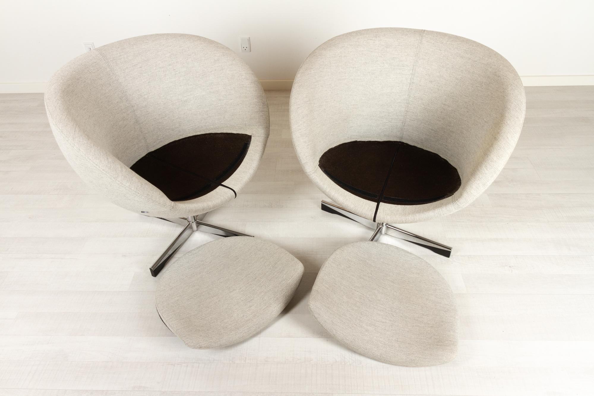 Pair of Scandinavian Modern Lounge Chairs by Sven Ivar Dysthe, 21st Century 10