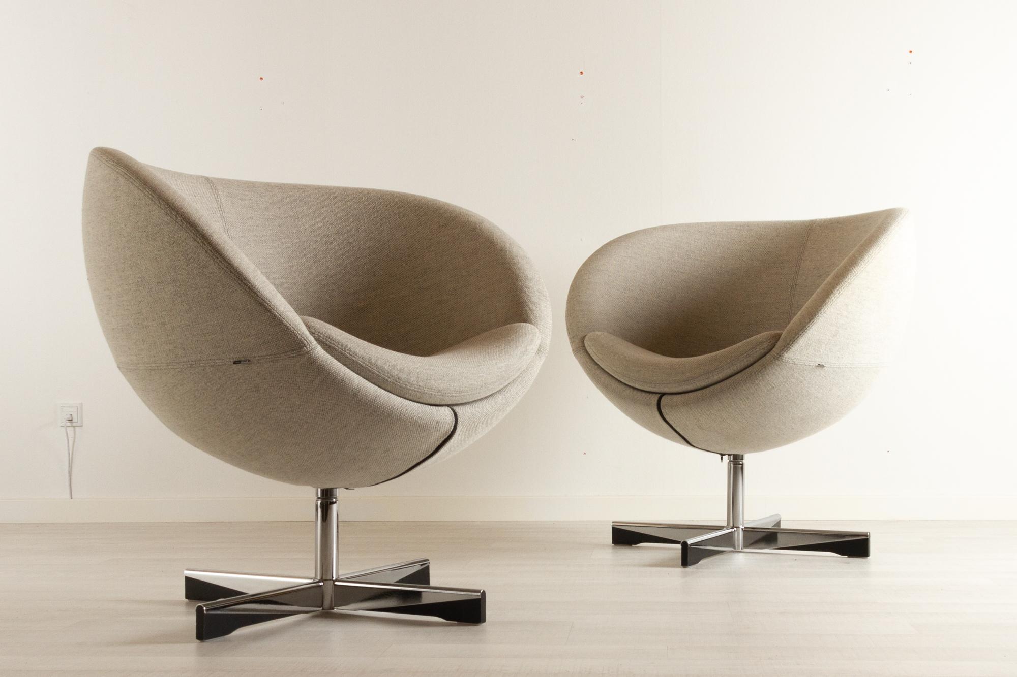 Pair of Scandinavian Modern Lounge Chairs by Sven Ivar Dysthe, 21st Century 12