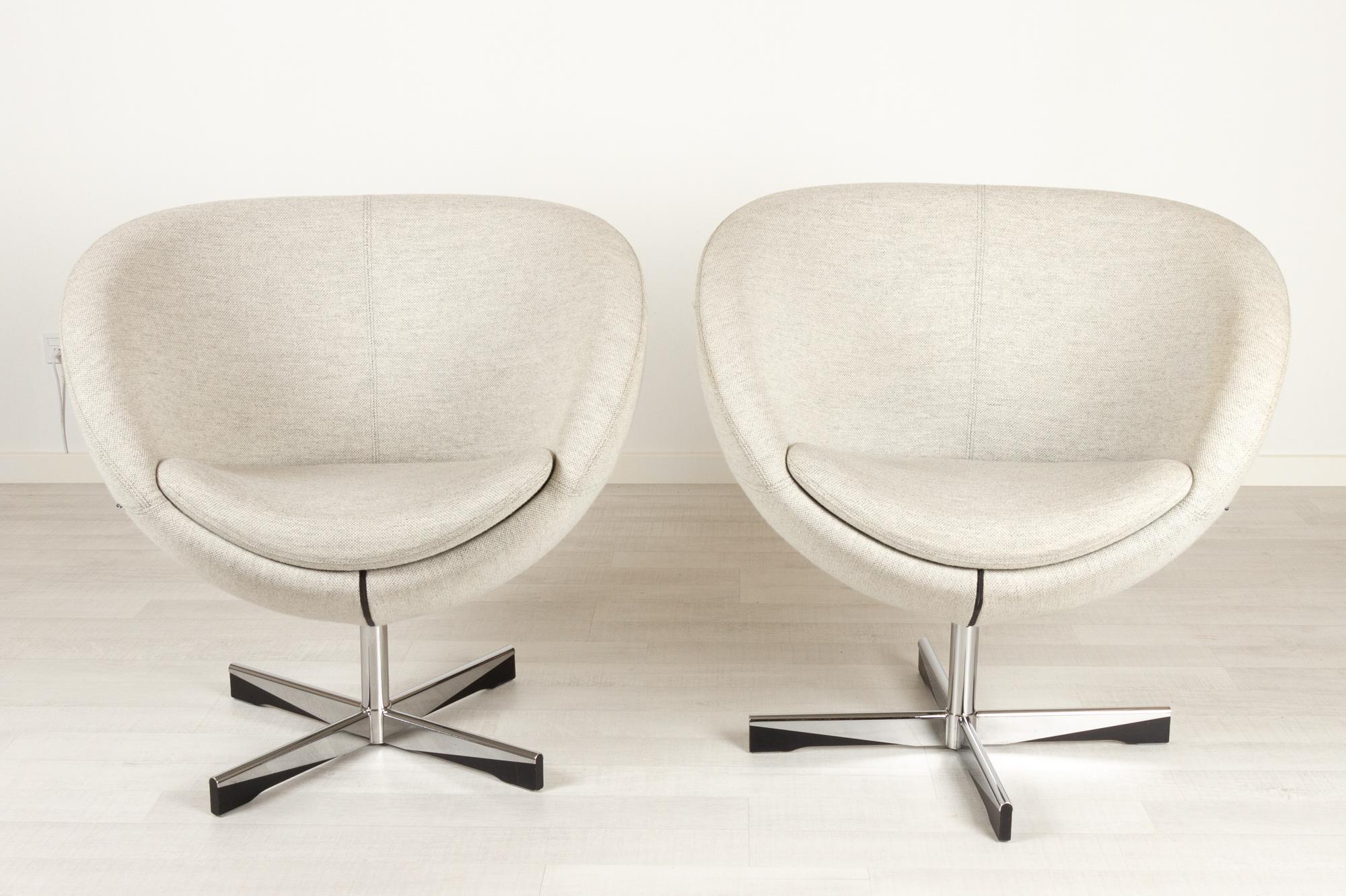 Pair of Scandinavian Modern Lounge Chairs by Sven Ivar Dysthe, 21st Century In Excellent Condition In Asaa, DK