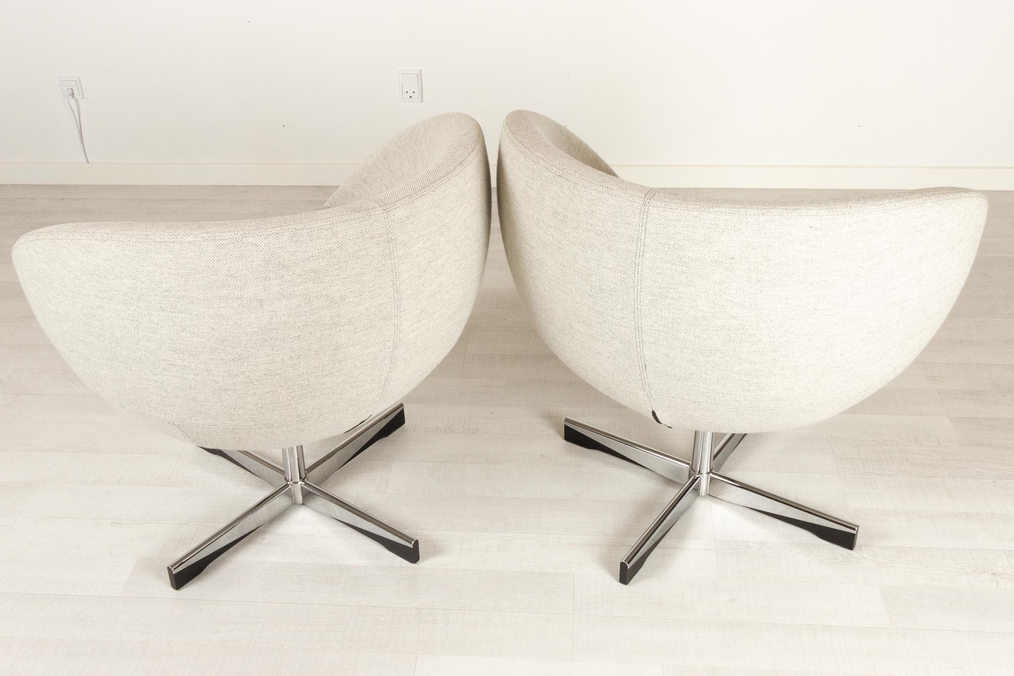 Pair of Scandinavian Modern Lounge Chairs by Sven Ivar Dysthe, 21st Century 1